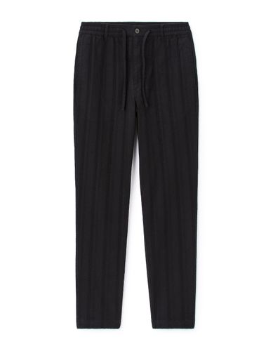 Pantalon chino slim - noir - camaieu - Modalova