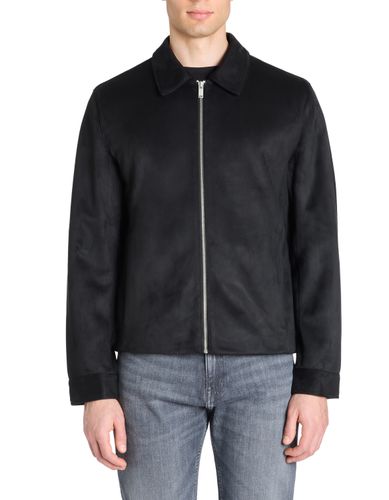 Veste col chemise - noir - camaieu - Modalova