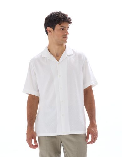 Chemisette regular en jacquard - beige - camaieu - Modalova