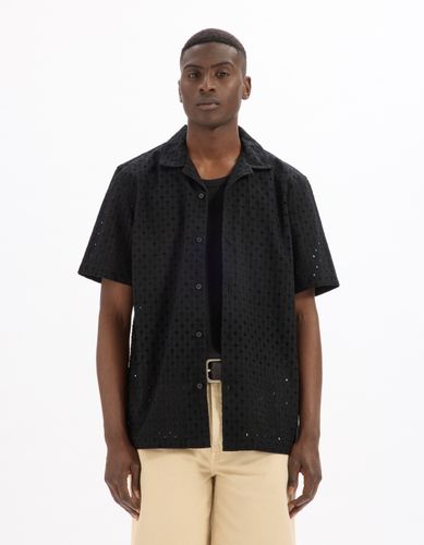 Chemisette regular broderie anglaise 100% coton - camaieu - Modalova