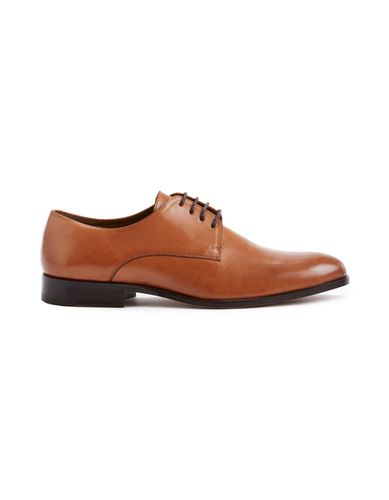 Derbies en cuir - marron - camaieu - Modalova