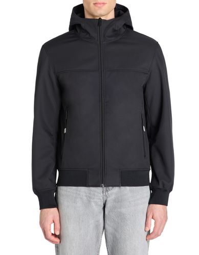 Blouson capuche fixe - noir - camaieu - Modalova