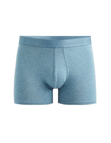 Boxer en coton stretch - bleu - camaieu - Modalova