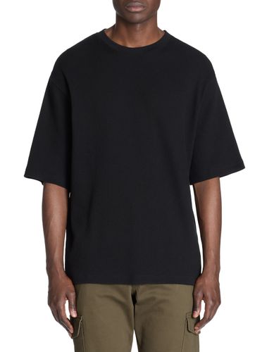 T-shirt oversize col rond 100% coton - camaieu - Modalova