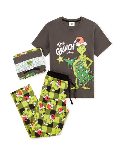 Le grinch - Coffret pyjama vert - camaieu - Modalova