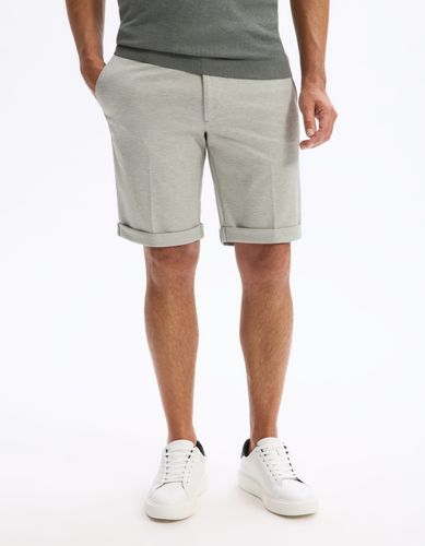 Bermuda en maille 24h - vert sauge - camaieu - Modalova