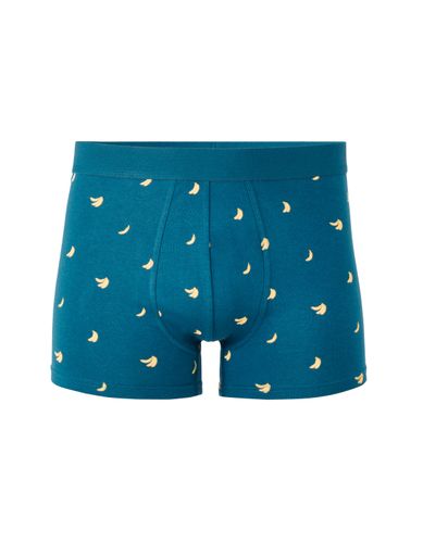 Boxer imprimé banane - bleu - camaieu - Modalova