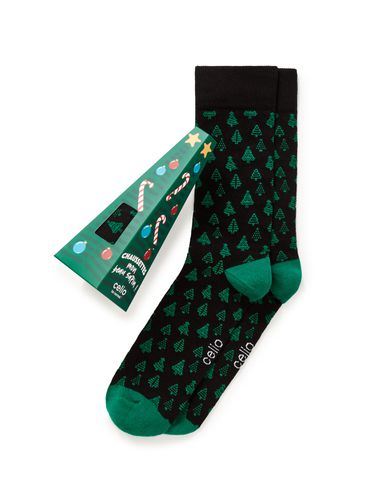 Coffret chaussettes sapin - noir - camaieu - Modalova