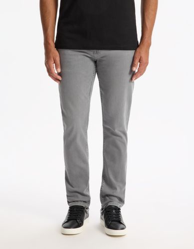 Jean slim stretch Powerflex - gris délavé - camaieu - Modalova