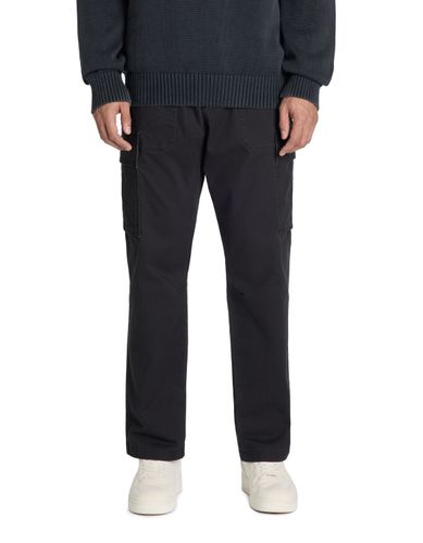 Pantalon cargo straight coton stretch - camaieu - Modalova