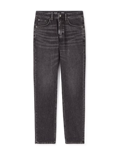 Jean straight 100% coton stretch c15 3 longueurs - gris - camaieu - Modalova