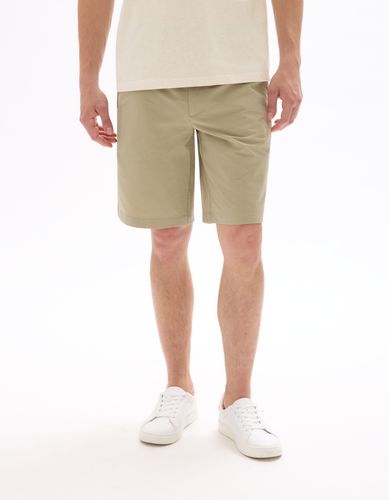 Bermuda en seersucker - taupe - camaieu - Modalova