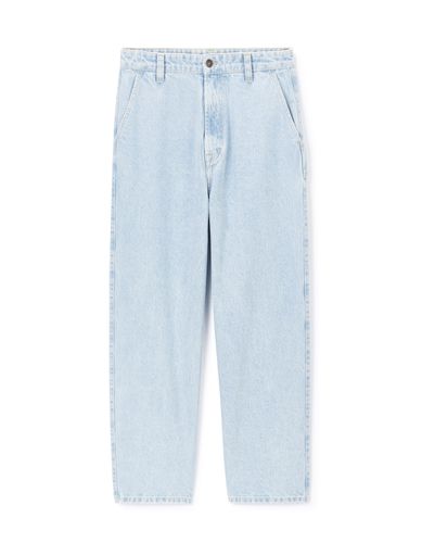 Jean baggy en coton C75 - bleu clair - camaieu - Modalova