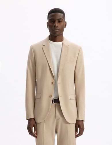 Veste de costume slim stretch - camaieu - Modalova