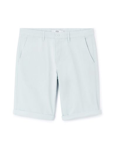 Bermuda coton stretch - bleu clair - camaieu - Modalova