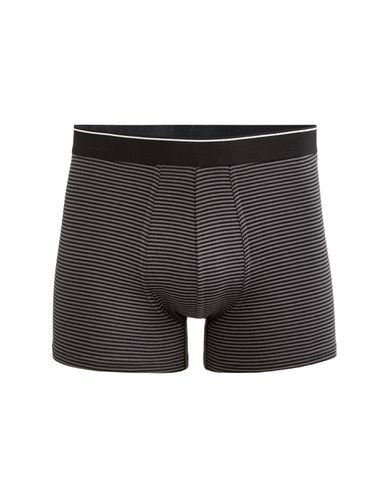 Boxer en coton stretch - gris - camaieu - Modalova