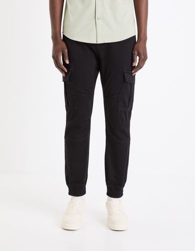 Pantalon cargo slim en coton stretch - camaieu - Modalova