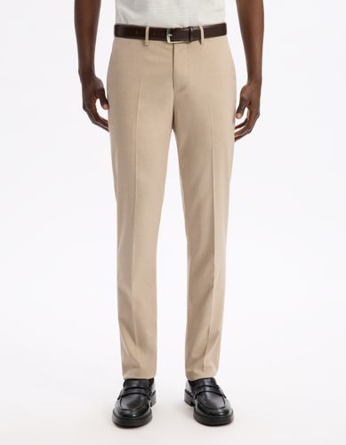 Pantalon de costume slim stretch - camaieu - Modalova