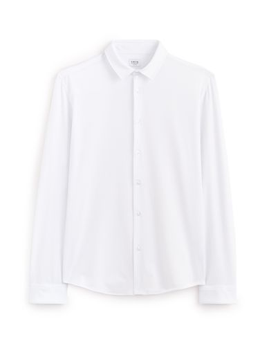 Chemise regular stretch - blanc - camaieu - Modalova