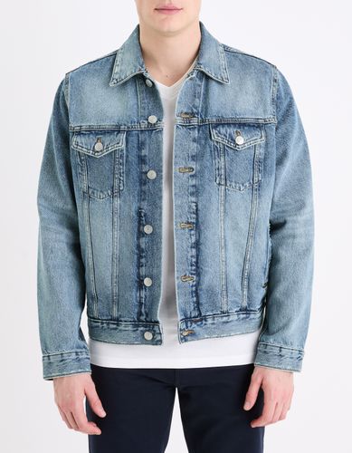 Veste en jean - bleu délavé - camaieu - Modalova
