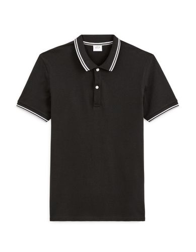 Polo piqué slim en coton stretch - camaieu - Modalova