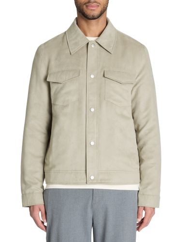 Veste col chemise - beige - camaieu - Modalova