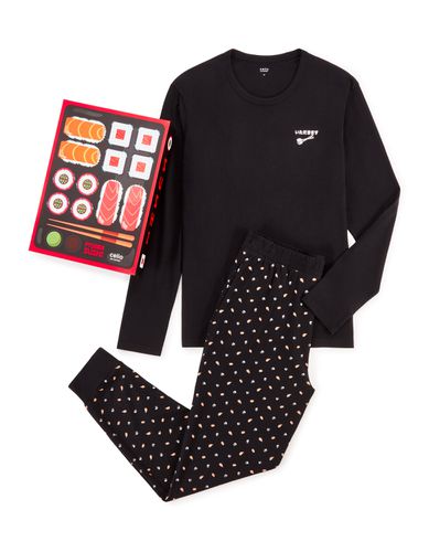 Coffret pyjama sushi - noir - camaieu - Modalova