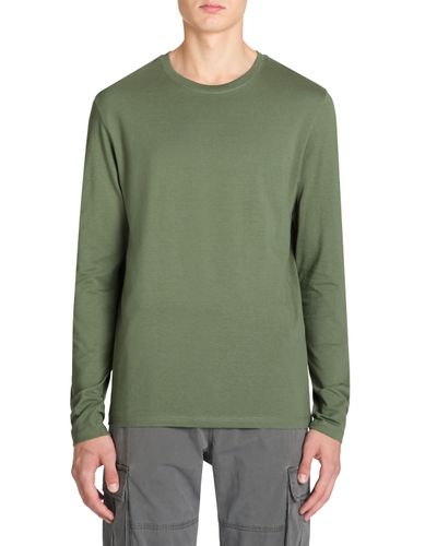T-shirt regular 100% coton manches longues - camaieu - Modalova