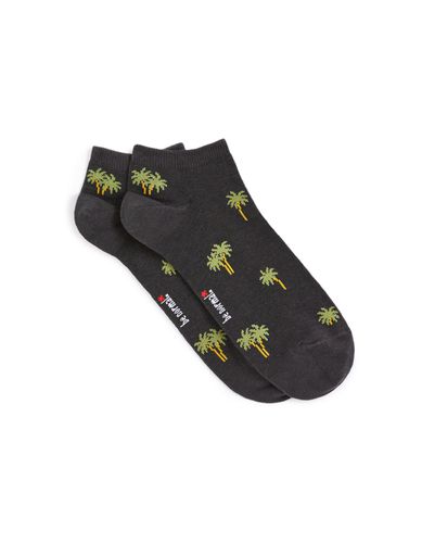 Chaussettes courtes coton - noir - camaieu - Modalova