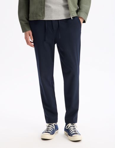 Pantalon 24H slim stretch - marine - camaieu - Modalova