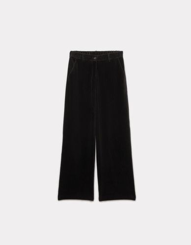 Pantalon velours maille - noir - celio - Modalova