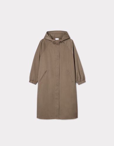 Parka longue à capuche - taupe - camaieu - Modalova