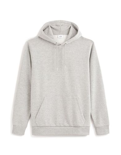 Sweat à capuche en coton - gris - camaieu - Modalova