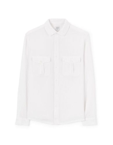 Chemise regular unie en coton - camaieu - Modalova