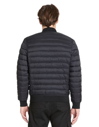 Doudoune light col bomber - noir - camaieu - Modalova