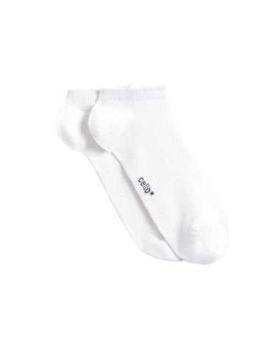 Chaussettes basses coton - blanc - celio - Modalova