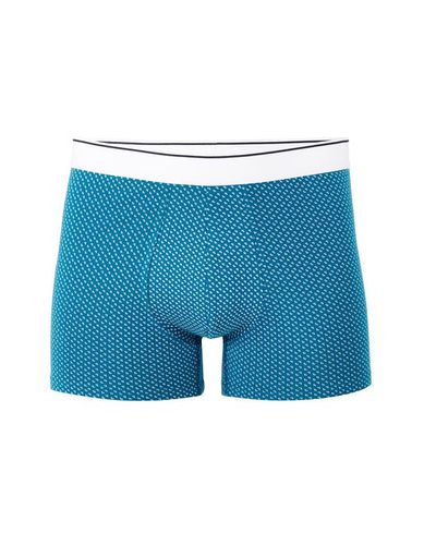 Boxer en coton stretch - marine - camaieu - Modalova