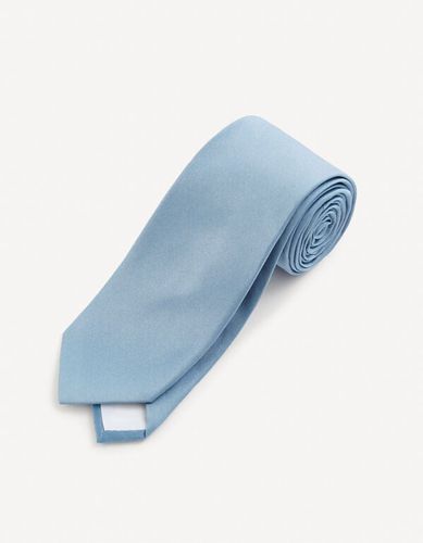 Cravate en soie - bleu - celio - Modalova