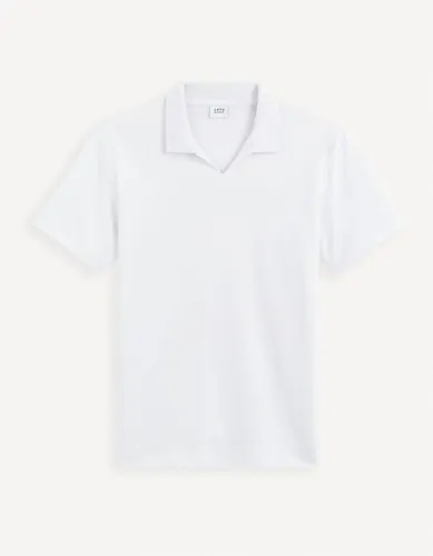 Polo jersey regular - blanc - celio - Modalova