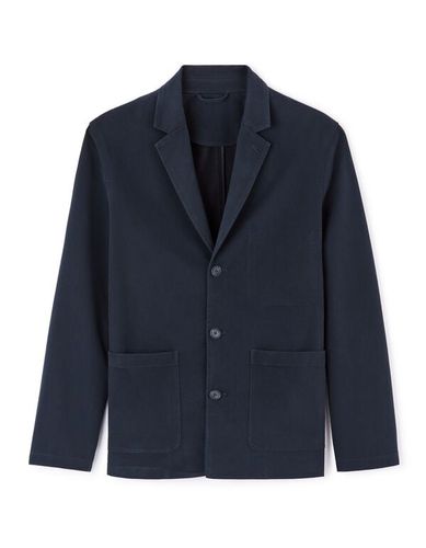 Blazer coton stretch - marine - celio - Modalova