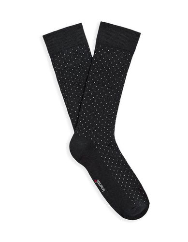 Chaussettes hautes coton - noir - celio - Modalova