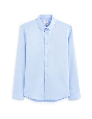 Chemise slim en oxford royal - bleu - celio - Modalova