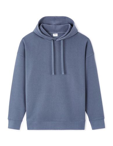 Sweat à capuche en coton mélangé - gris - celio - Modalova