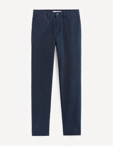 Pantalon chino straight - marine - celio - Modalova