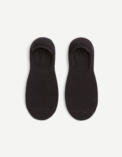 Chaussettes invisibles en coton mélangé - noir - celio - Modalova