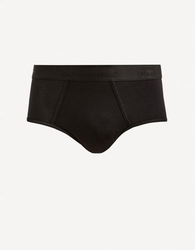 Slip lyocell - noir - celio - Modalova