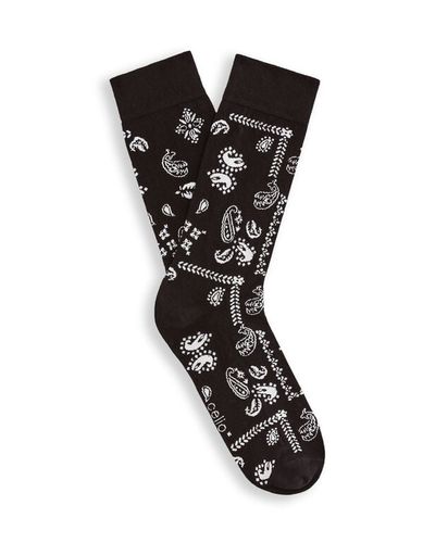 Chaussettes hautes motif bandana - celio - Modalova