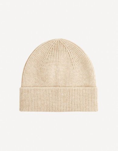 Bonnet en maille - beige - celio - Modalova