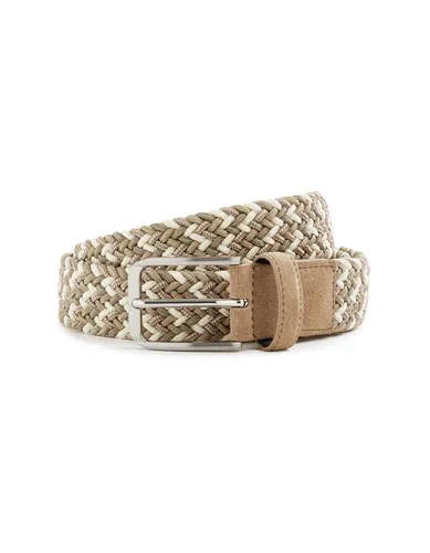 Ceinture tressée - beige - camaieu - Modalova