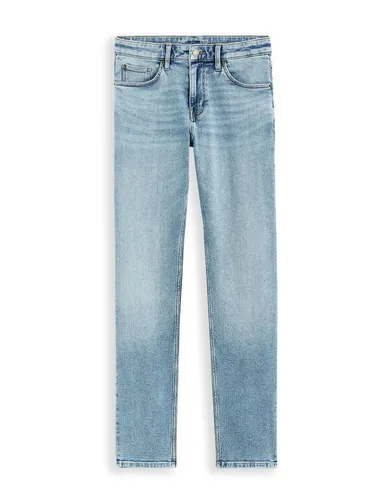 Jean straight stretch C15 3 longueurs - bleu clair - camaieu - Modalova